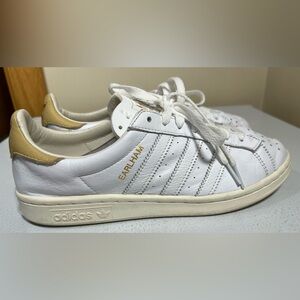 Adidas Earlham White Gold Metallic - Size 6.5 Men, 8.5 Women -H01806